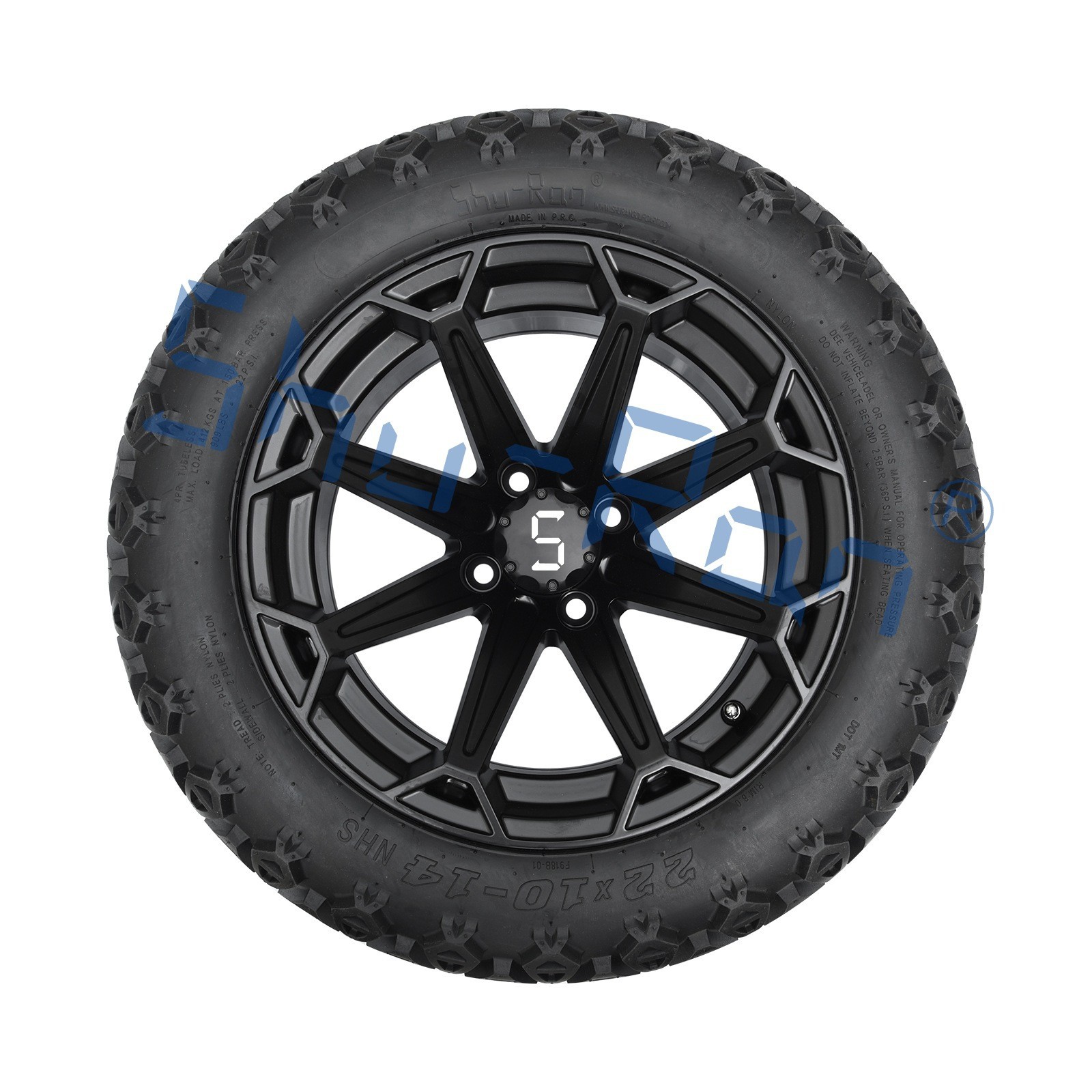 【厂家直供】22*10-14耐磨防滑轮胎车载高尔夫球车配件轮毂真空胎