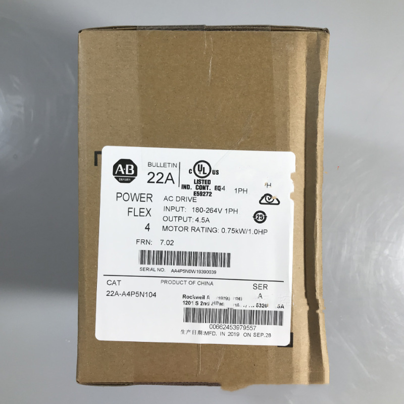 AB罗克韦尔变频器22A-A4P5N104