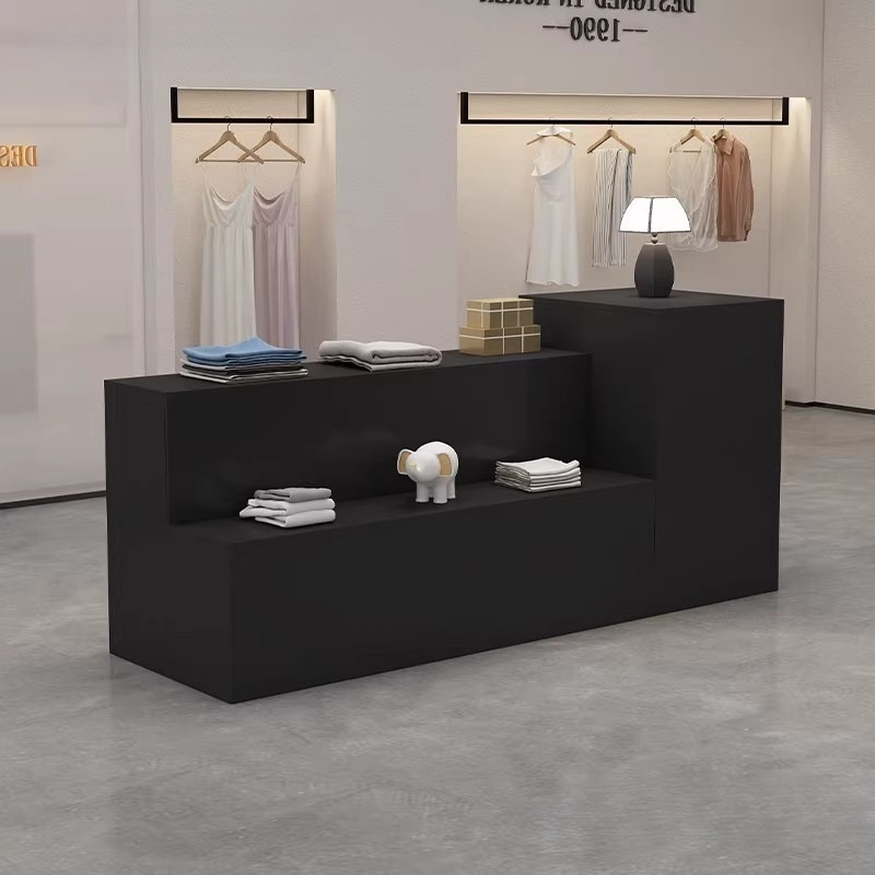 服装店中岛中间展示桌商场鞋包陈列柜收纳女装童装店流水台展示柜