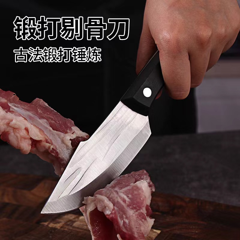 地攤刀刀具網紅刀不鏽鋼鍛打剔骨刀屠宰分割刀切肉蒙古手把肉批發
