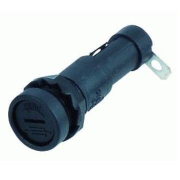 供应R3-9保险丝座  6x30熔断器座  15A/250V H3-9面板安装保险丝