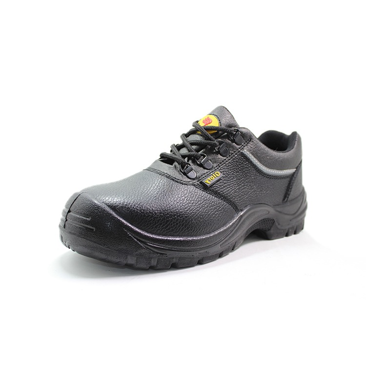 压花革男士防砸防刺穿安全防护劳保鞋【500双起订】