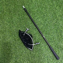 儿童小抄网杆 短节伸缩抄网8mm螺丝可配搭钩鱼叉批发户外垂钓用品