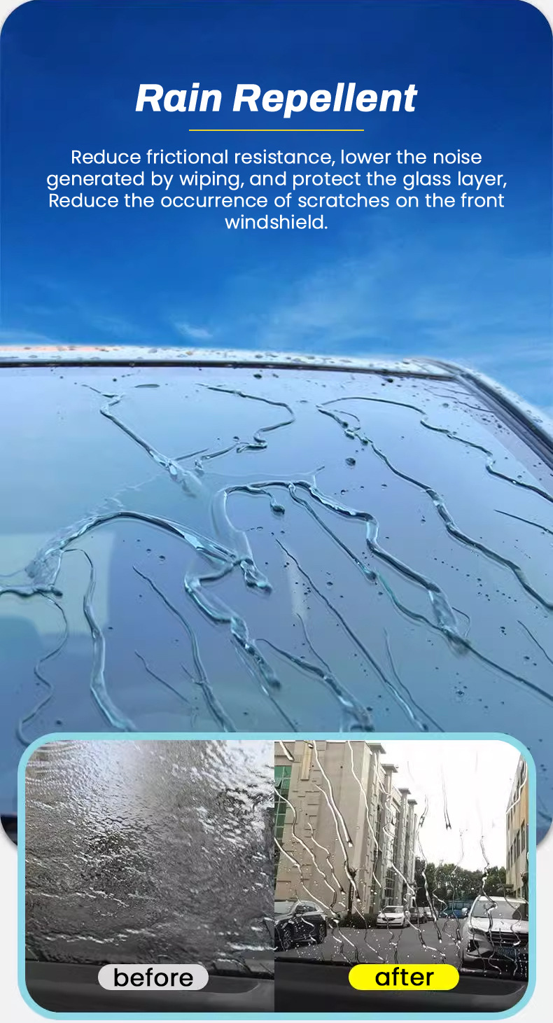 Rana Ragazzi-302 Rain Repellent for Car Glass and Rearview Mirrors, Cross-Border Exclusive Supply, Front Windshield Anti-Rain and Waterproof Spray