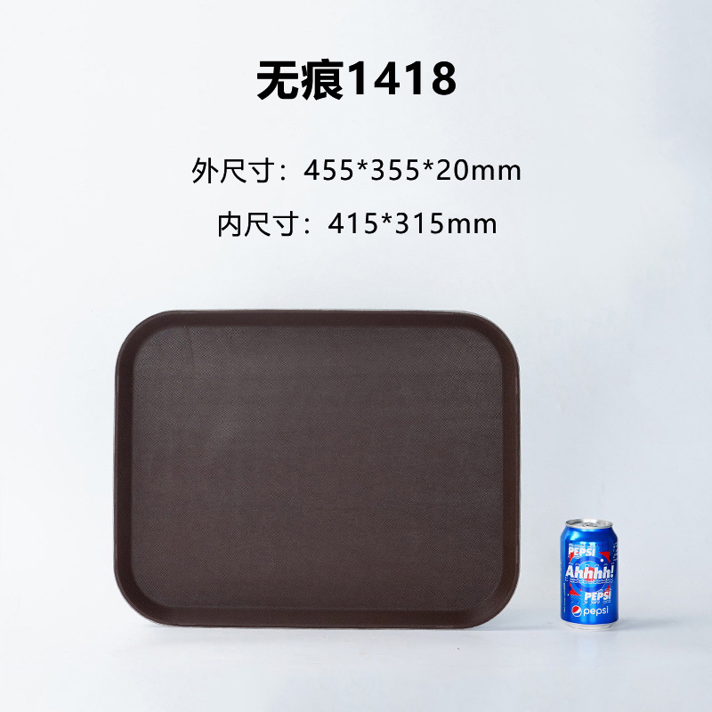 Bandeja de plástico templado antideslizante rectangular redonda Barra de té KTV restaurante vajilla para servir comida USO COMERCIAL