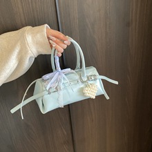 森系甜美气质手提法棍包包女韩系bags韩版时尚百搭通勤单肩斜挎包