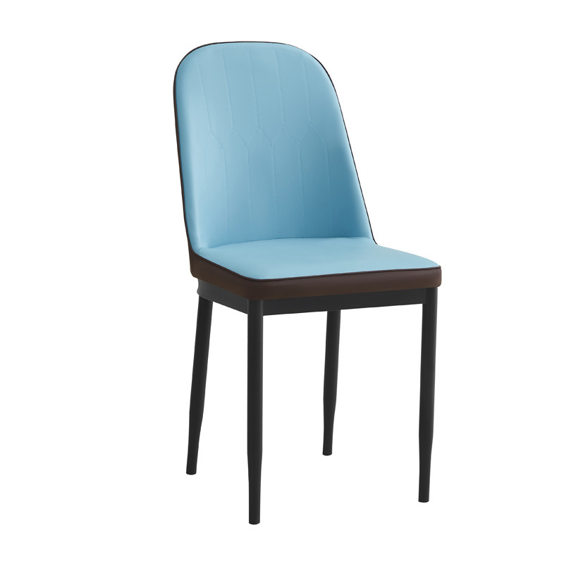 Silla de comedor de lujo ligera, taburetes domésticos, estilo nórdico simple, mesas y sillas de maquillaje en línea, restaurantes de hotel, mesas y sillas de comedor de hierro forjado
