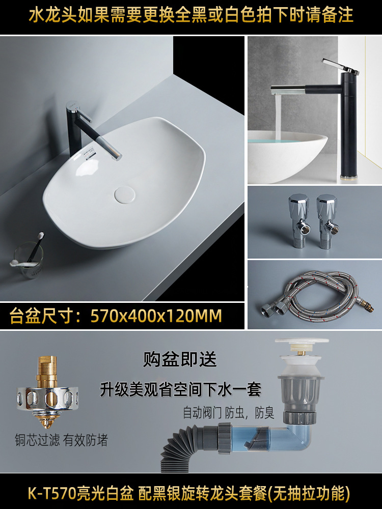 Cerámica creativa lavabo lava