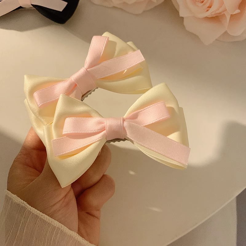 8g Weight Hair Clip Hair Accessories Type 1 Piece Quantity Holiday, Daily Occasion Knot, Butterfly, Bow Knot, Horse Pattern Women's Gender Cute, Sweet Style Cute Sweet Women's Knot Butterfly Bow Knot Hair Clip 7