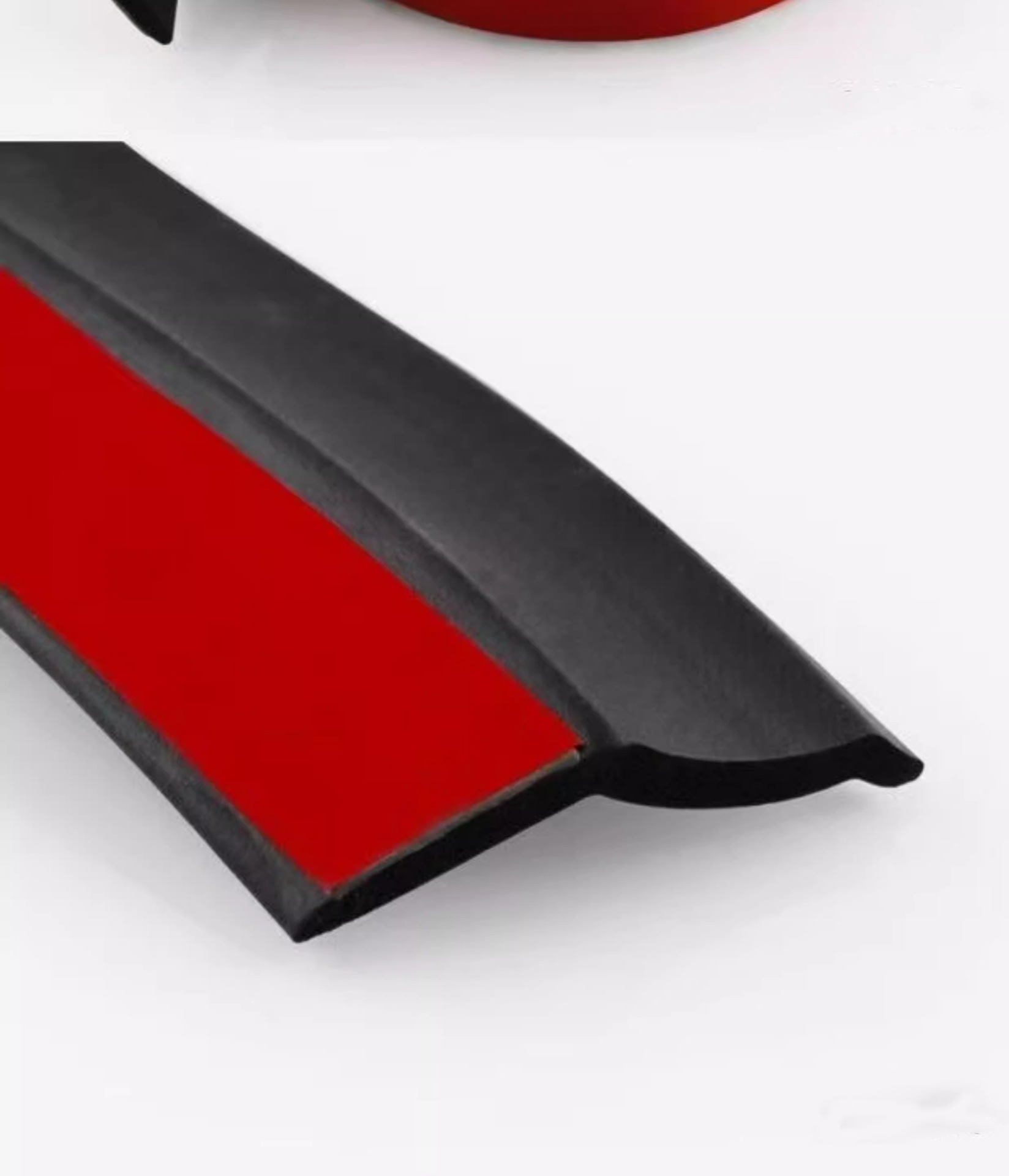Modified car universal lower skirt side skirt anti-scratch strip front shovel bumper size surrounding front lip rubber anti-collision strip