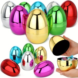 Plastic 30cm Electroplated Egg 5Cmcm15C Painted M2 Electroplated Gold Egg Easter Direct Supply Large Chicken Manufacturer 10