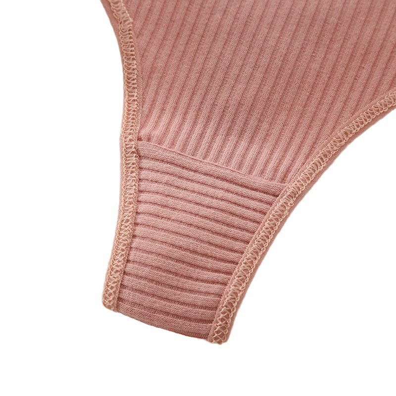 Трусики-стринги на талии Low‑Waist для женщин из хлопковойrib‑ткани с эластичной талией 'IMiss You', размеры S–XL