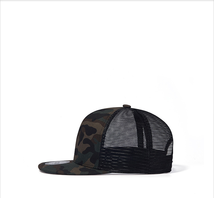 Unisex Sports Camouflage Flat Eaves Baseball Cap display picture 2