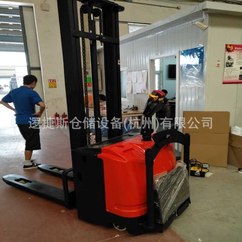 液压堆高车电动叉车堆高车液压装卸车2吨1.5吨1吨升高搬运堆垛车