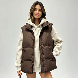 棉衣;女式马甲;棉服背心