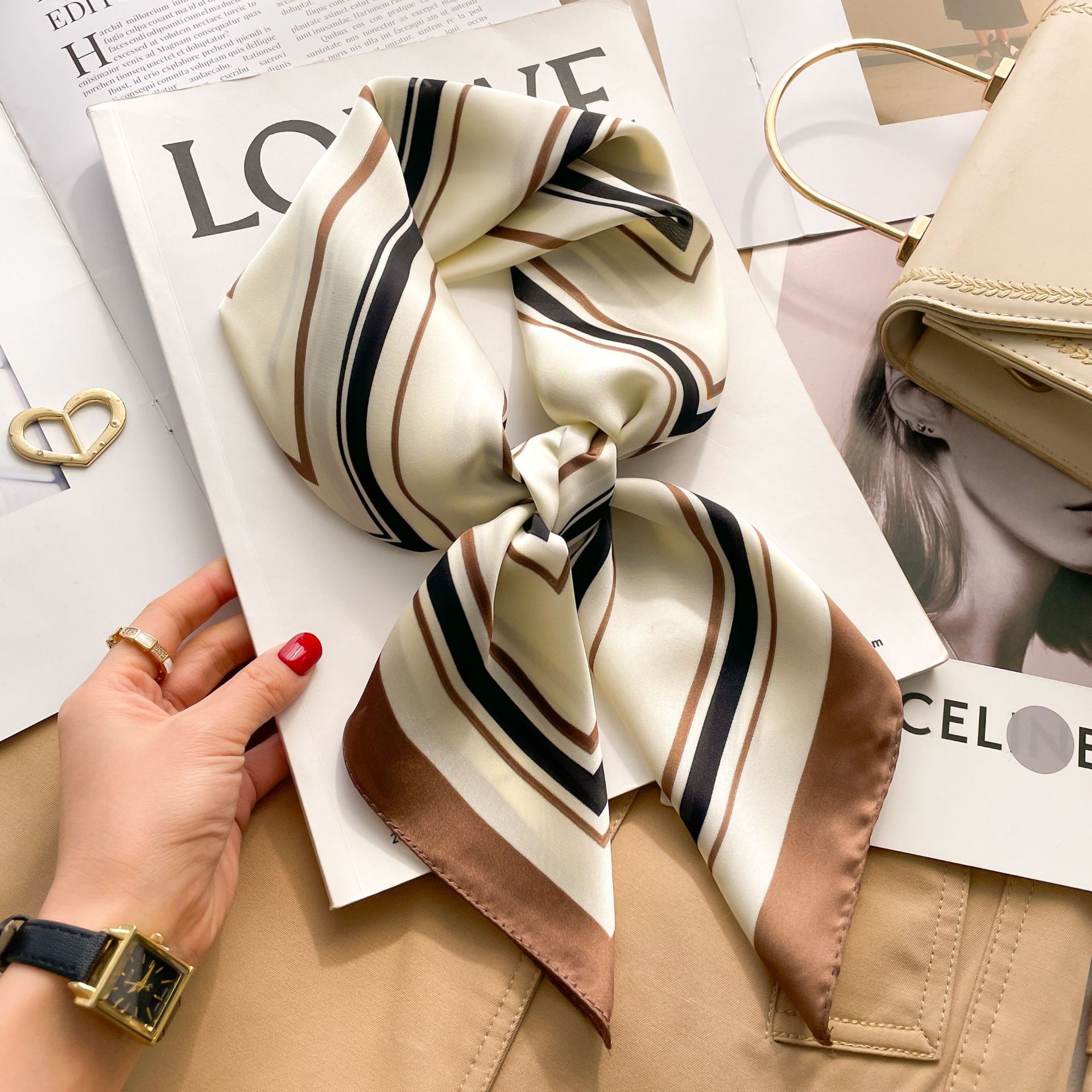 A0089 카키 반환 격자