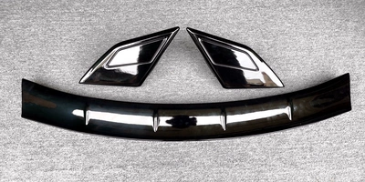 Suitable for 2003-12 Toyota Prius Pruis Zvw30 Rear Wing Rowen Tommykaira Rear Wing (Fixed wind wing) - black-pruis-zvw30