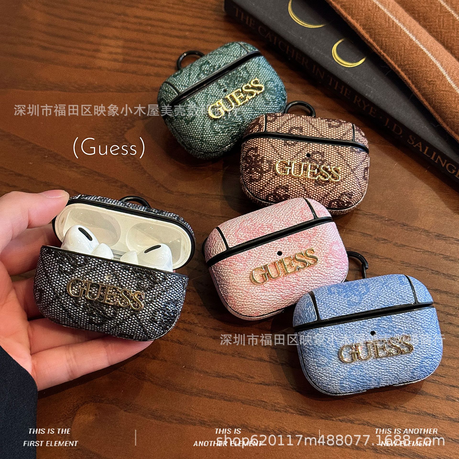 For Apple airpods1/2 generation new 3 generation Bluetooth headset leather case protective case phone protective case Pro case