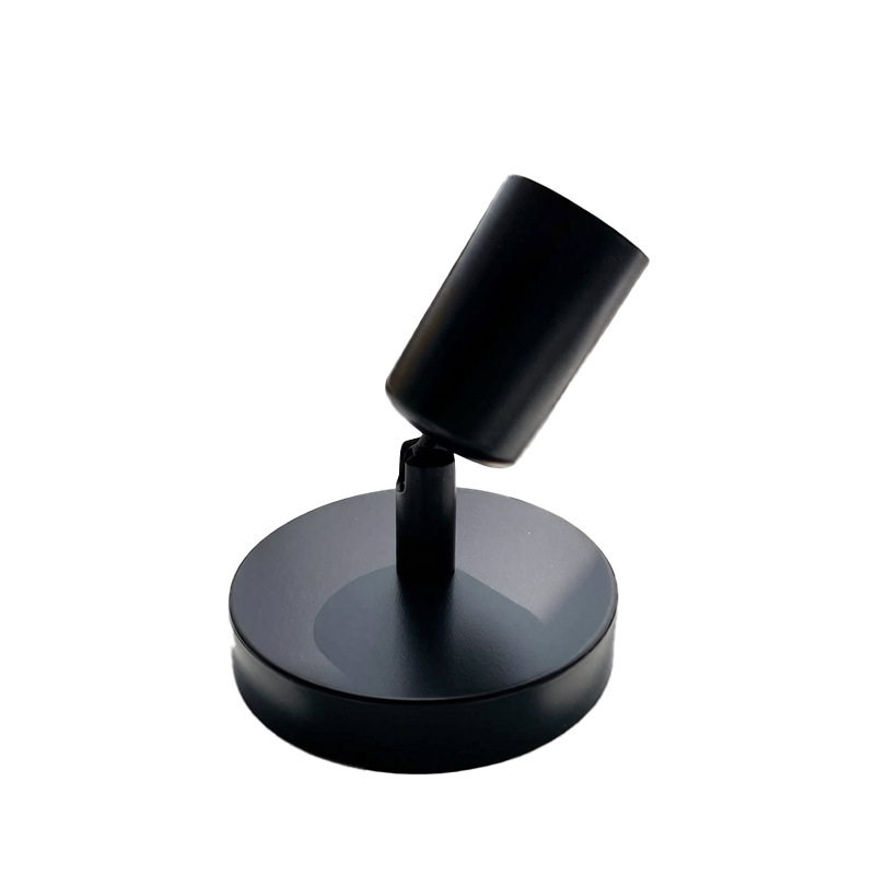 E27 de dirección de hierro forjado toma de lámpara girar 180 grados accesorios de lámparas e27 tornillo universal simple luz oscura fijación de lámpara