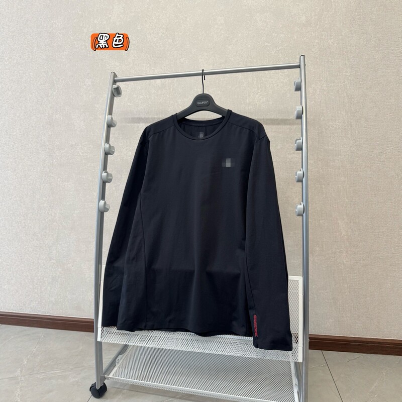 Trendy Brand New Men's Long-Sleeve T-Shirt, Round Neck, Quick-Dry, Casual Loose Fit, Embroidered Sports Fitness Top, Same Style as Xiaoshu Trendy Brand New Men's Long-Sleeve T-Shirt, Round Neck, Quick-Dry, Casual Loose Fit, Embroidered Sports Fitness Top, Same Style as Xiaoshu
