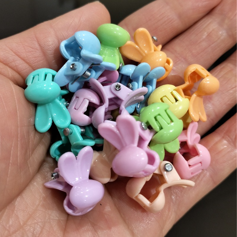1.5cm 컬러 긴 토끼 혼합 색상