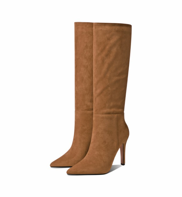 Stiletto Heels Pleated High Over The Knee Boots Image 5