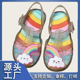 Customized Kidsren's Sandals Export Export European, American and Japanese Orders Environmentally Friendly Outer Wear Non-Slip Girls and Boys New Kidsren's Shoes