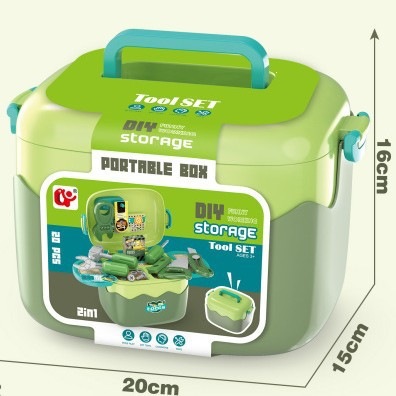 Niños transfronterizos hogares de almacenamiento caja de mano set médico de belleza postres de comida rápida cocina set fabricante de juguetes image 3