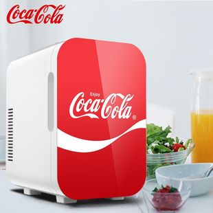 Coca-Cola 12L Mini Refrigerator Car Household Student Small Cosmetic Medicine Refrigerator Dormitory
