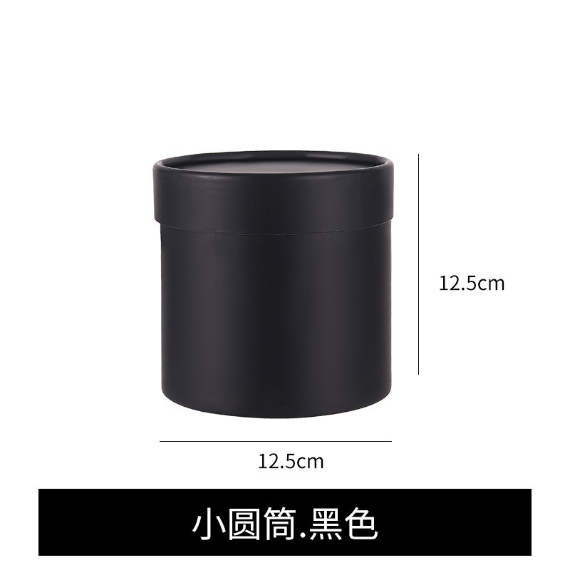 Cubo de lujo ligero negro 12,5*12,5 cm