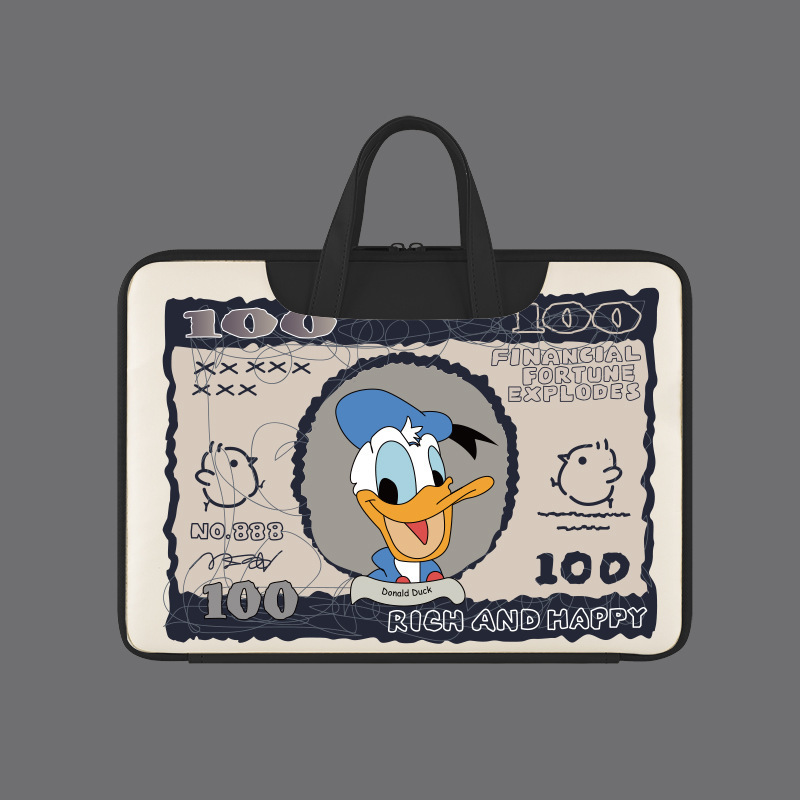 Student cartoon computer bag portable waterproof 14 inch for Apple 13.3 Huawei 16.1 Lenovo air15 Dell