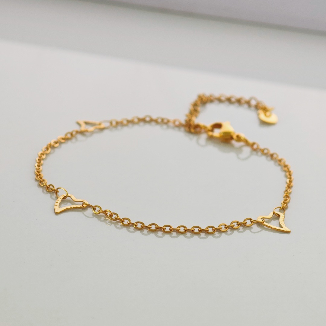 Damen Armband Aus Titanstahl Modisch Wasserfest Und Elegant_voghion.com