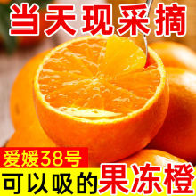 四川爱媛38号果冻橙橙子水果整箱批发应季甜橙子皮薄橘红多汁爆汁