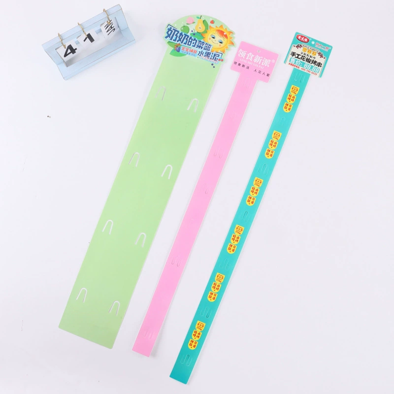 Производитель рекламы закуска полка супермаркета полоса дисплей Реклама супермаркет подвесная полоса еда подвесная полоса пластик полипропилен подвесная полоса