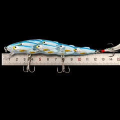 15g外貿米諾路亞魚餌羽毛鈎群魚米諾餌淡水海水假餌漁具 塑料魚餌