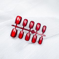 【Jiǎolóng】New Cherry Red Nail Art Nail Sheets for Wholesale Removable Nail Stickers