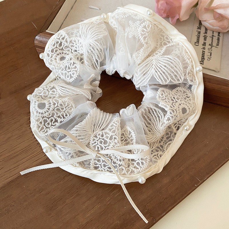 53# Hair Tie-White