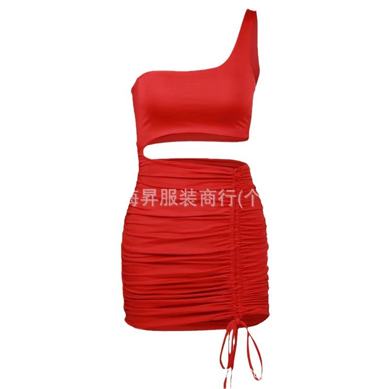 Nuevo vestido de shein mujer de verano temperamento vestido de moda sexy chica delgada vestido suministro transfronterizo