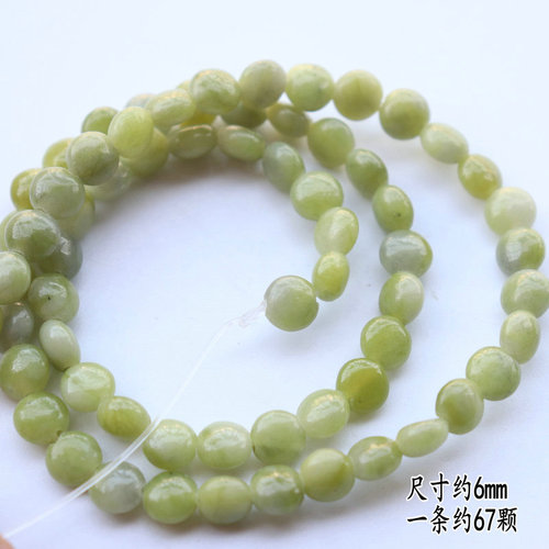 Southern Jade Series Spinel Bead Accessory DIY Retro Summer Light Luxury Wind Earrings Bracelet Hairpin Material