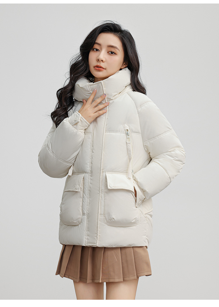 Russian new winer plus size for women's casual warmh, hickened and enlarged pocke hooded coon wholesale Down_voghion.com