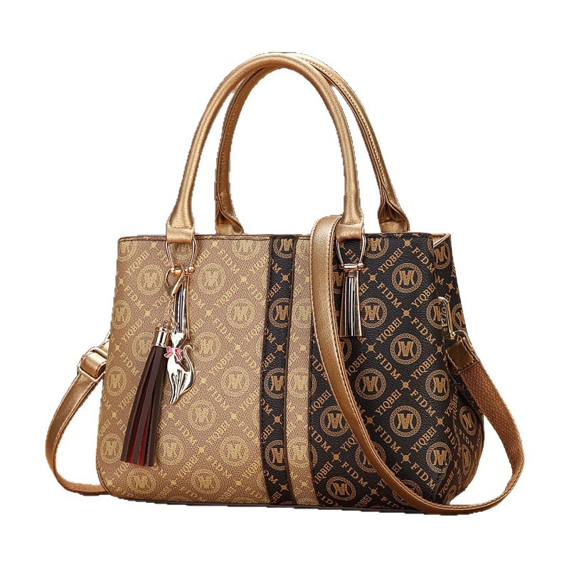 Diseño de patrón alfabético bolso de mano casual de moda mochila diaria bolsas de hombro transfronterizas