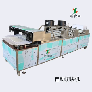 五谷酥自动切块机 厂家直销全自动连续切米花糖自动整平切块机