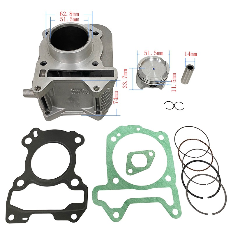 Motorcycle parts cylinder suitable for Piaggio Vespa125 BYQ125 LXV150 Liberty125