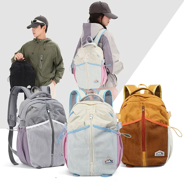 Large-Capacity School Bag for Primary School Students, Middle and High School Students, Travel Backpack, Outdoor Hiking and Mountaineering Leisure Bag