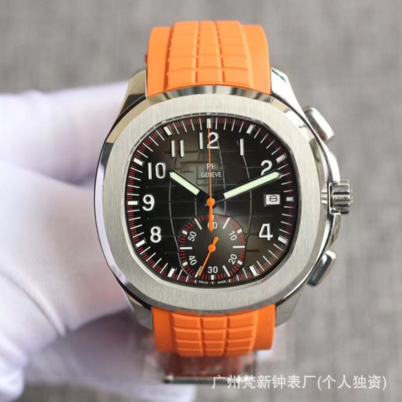 Patek Nautilus Grenade Men's Mechanical Watch Fully Automatic Waterproof Grenade 5968 Series Watch Cross-Border Direct Shipping