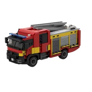 Конструктор MOC-81514: пожарная машина MK3 Лондон