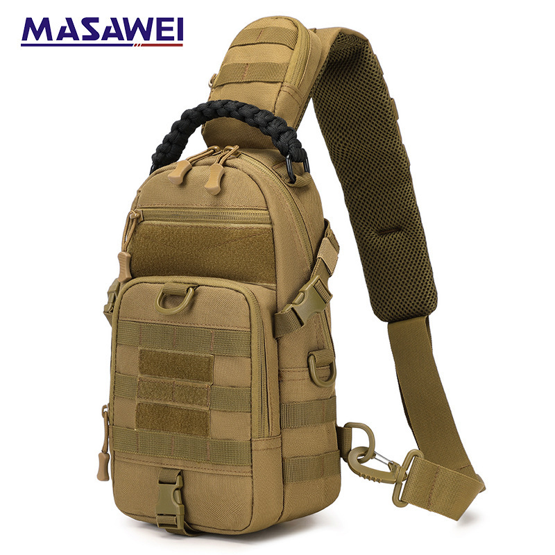 Amazon Riding Chest Bag Outdoor Chest Bag Casual Men's Bag Shoulder Bag Crossbody Bag Small Riding Bag Multi-use Backpack