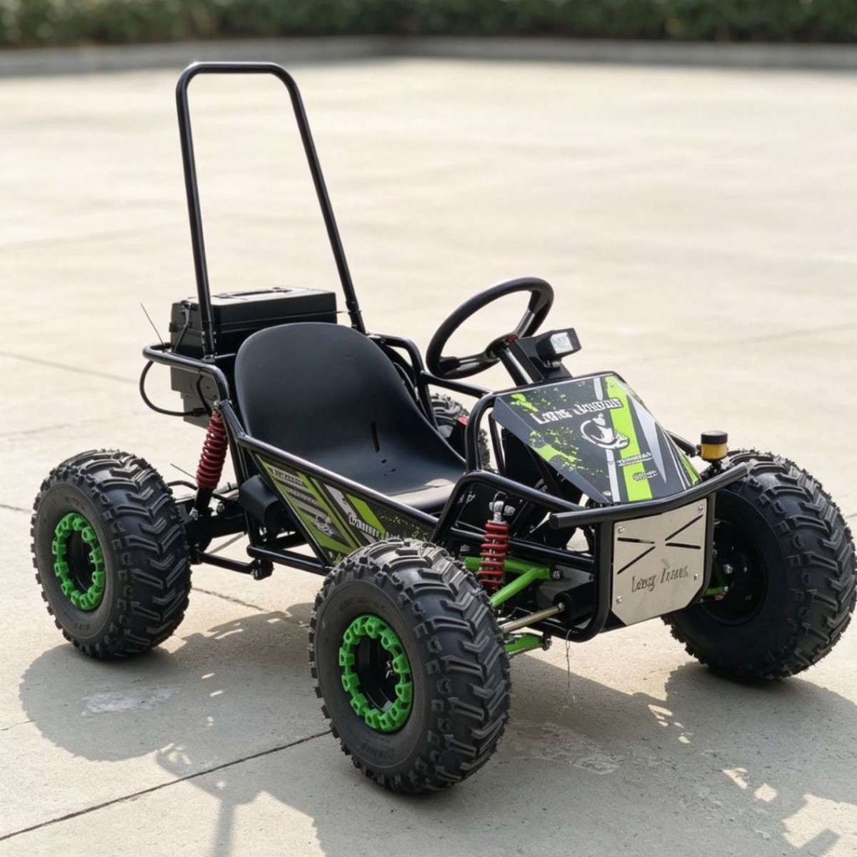 Escaneo de código eléctrico compartido para niños adultos go-kart de playa adultos pueden hacer plazas de recreo arena barro camping