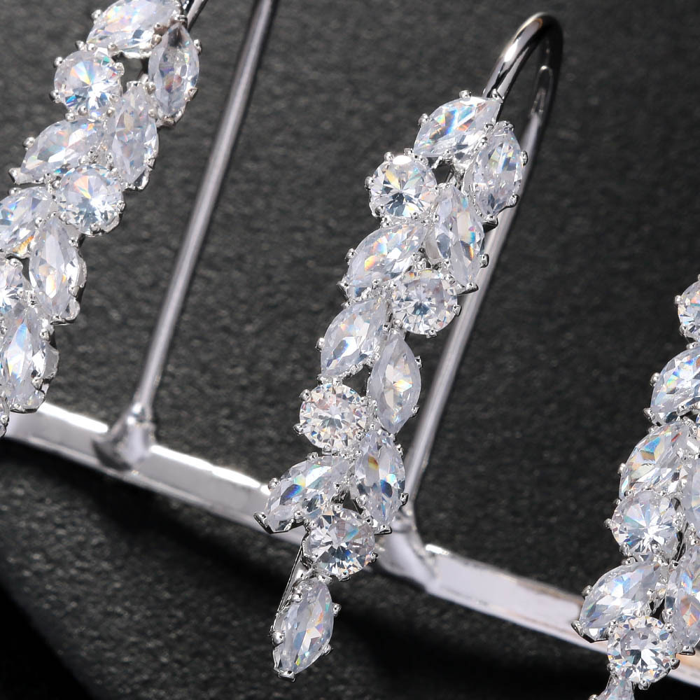 Aliexpress pulsera de zircon de hoja caliente personalidad exagerada ajustable accesorios de pulsera de apertura Bracelet mujer