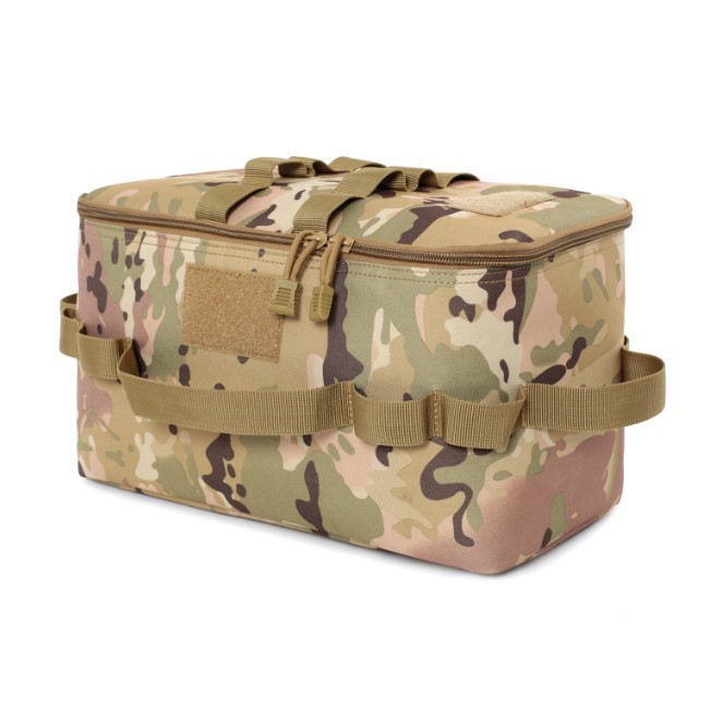 Bolsa de camping al aire libre para fanáticos militares, picnic de camping, bolsa de almacenamiento de herramientas portátil plegable, bolsa de herramientas de almacenamiento ligero, gran capacidad